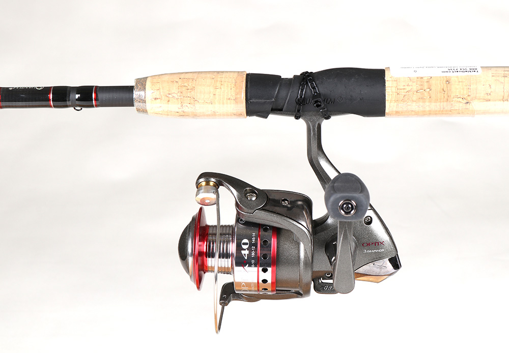 Quantum Optix Spinning Rod & Reel Combo 7 ft 2piece Rod Optix 40 Reel