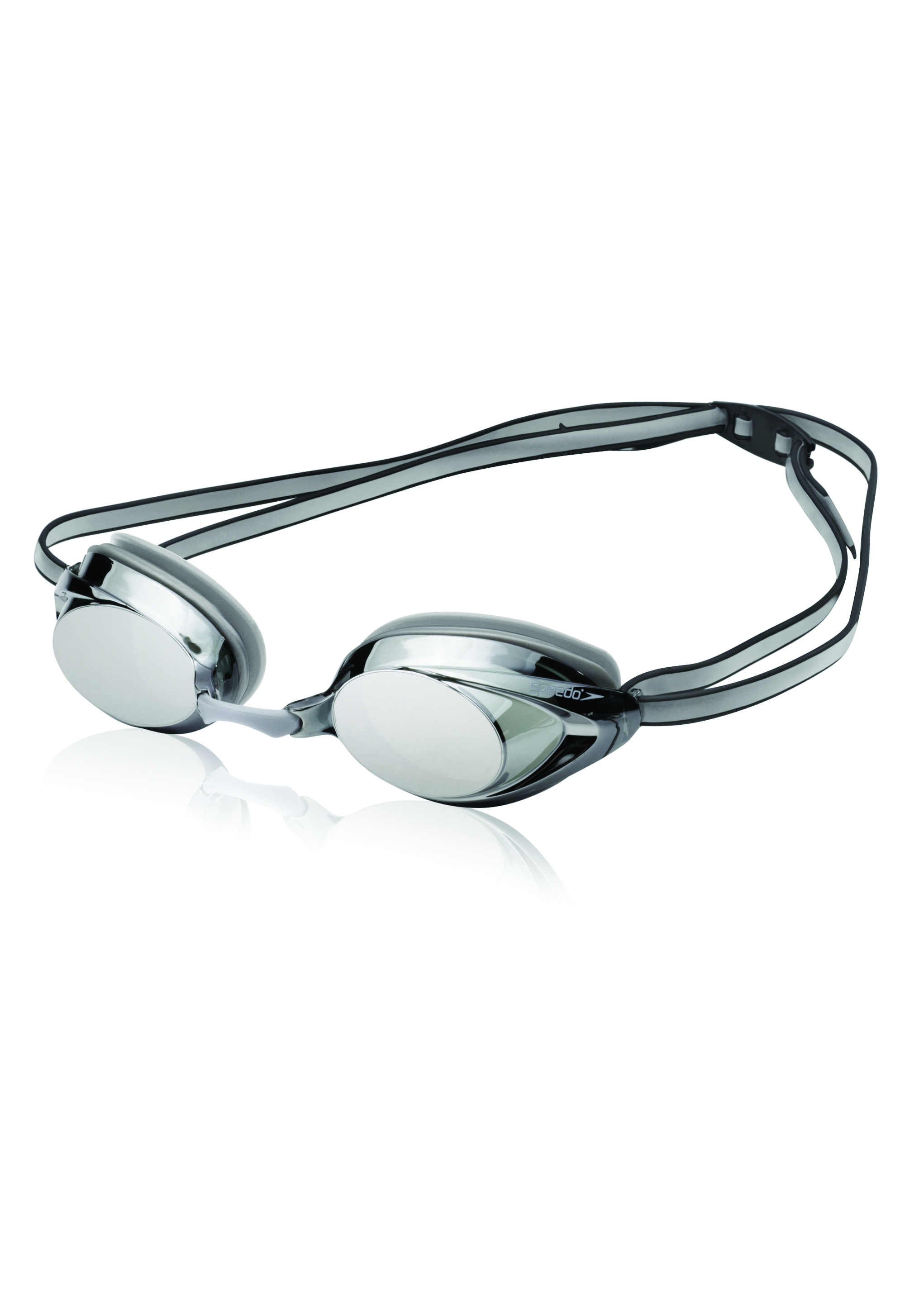 Speedo Vanquisher 2.0 Plus Mirrored SwimSwimming Racing GogglesSilver