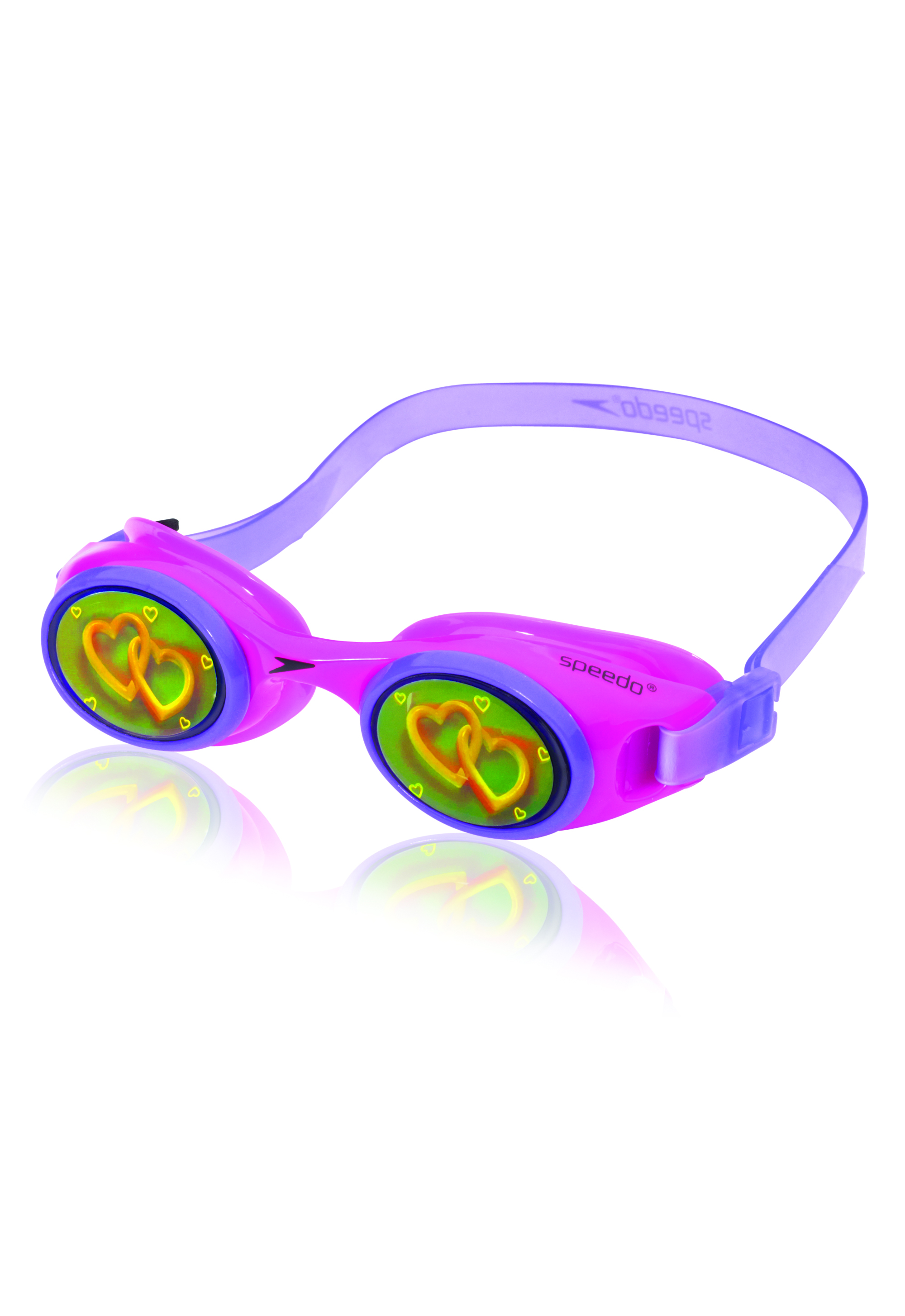 Speedo Kids Holowonders Swim Swimming Hologram Goggles Comfortable Pink