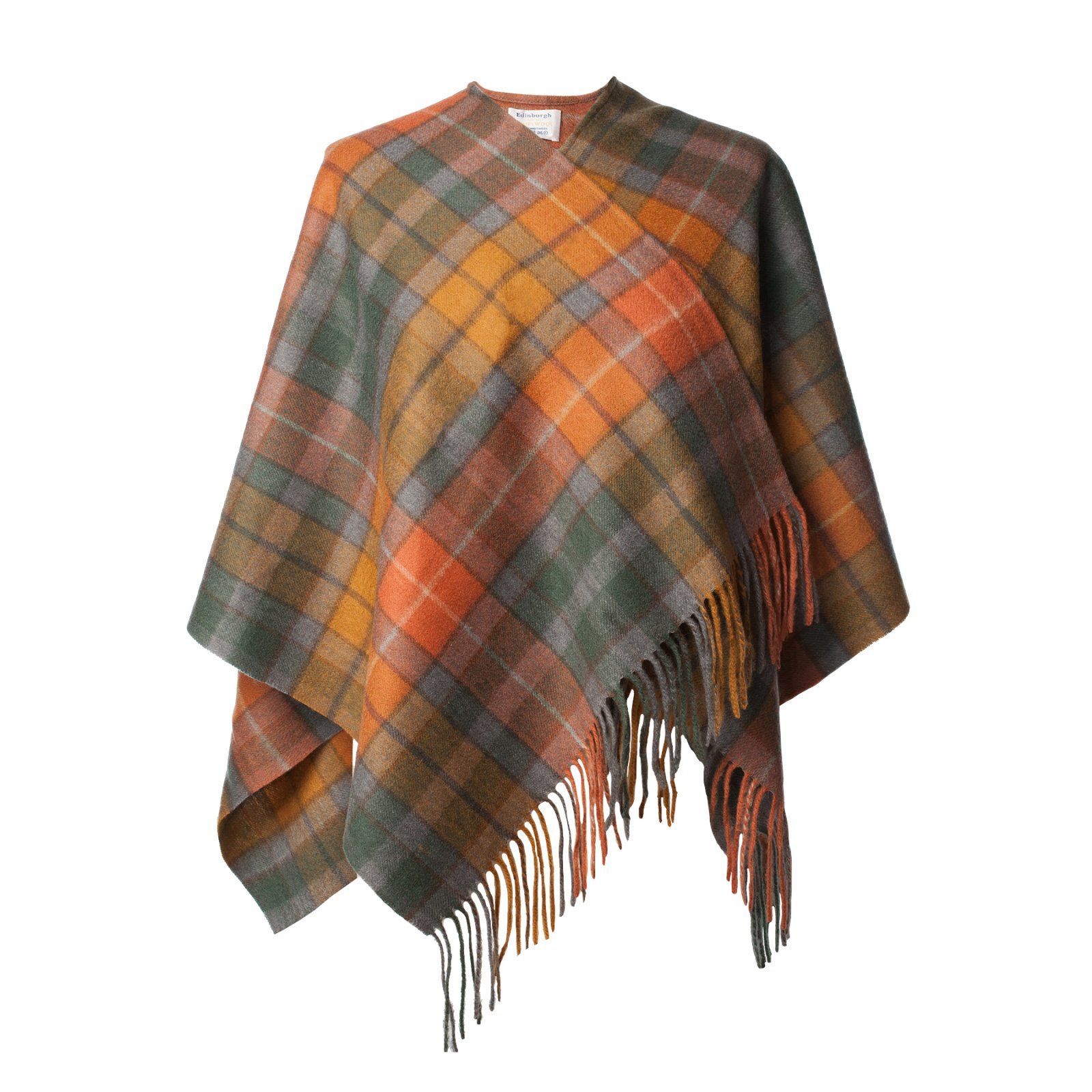 New Fashion Shawl Poncho 100 Lambswool Mini Cape in Choice of Tartans