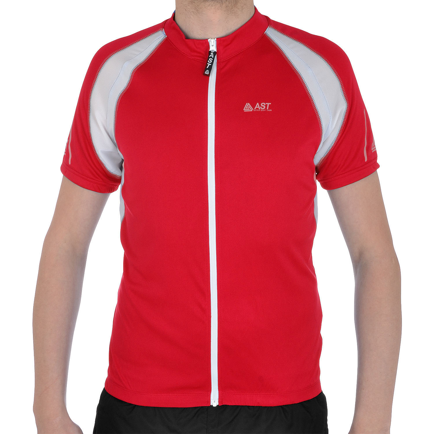 AST Astrolabio Mens Short Sleeve Full Zip Cycling Racing Bike Jersey