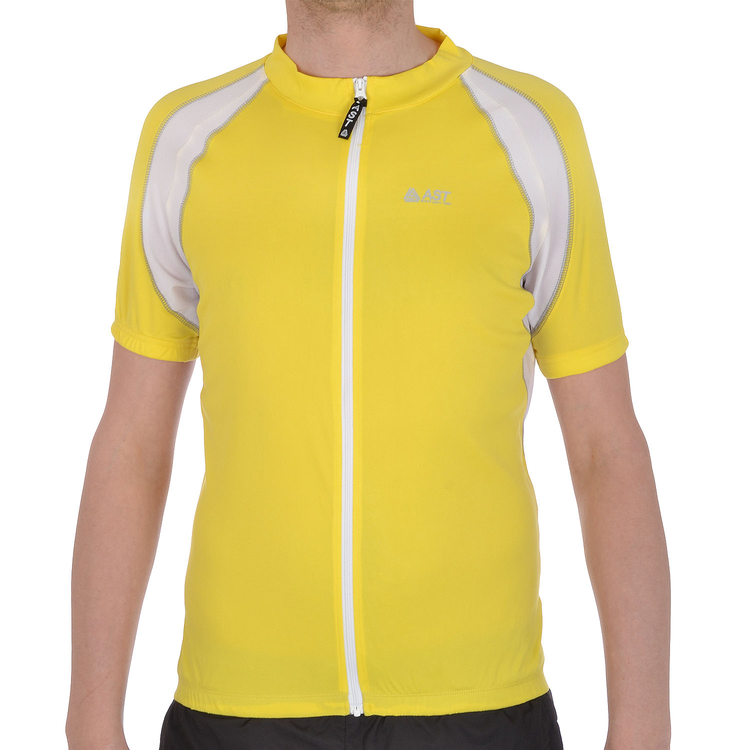 AST Astrolabio Mens Short Sleeve Full Zip Cycling Racing Bike Jersey