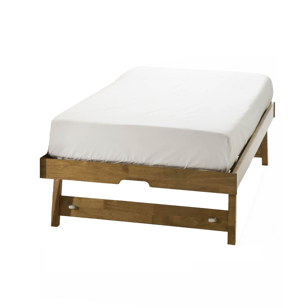 Eleanor Trundle Bed Single Folding legs Honey Oak eBay