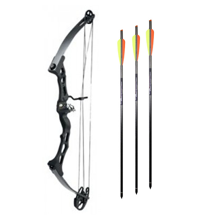 SMK TWIN LIMB ADULTS COMPOUND BOW 65LB DRAW WEIGHT DRAW LENGTH 2429