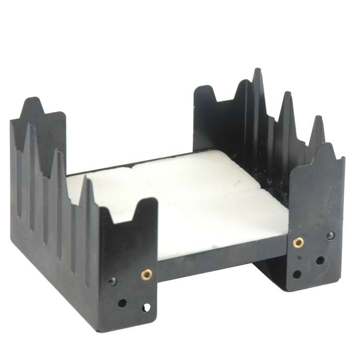 Highlander Lightweight Hexamine Solid Fuel Cooker Stove with fuel