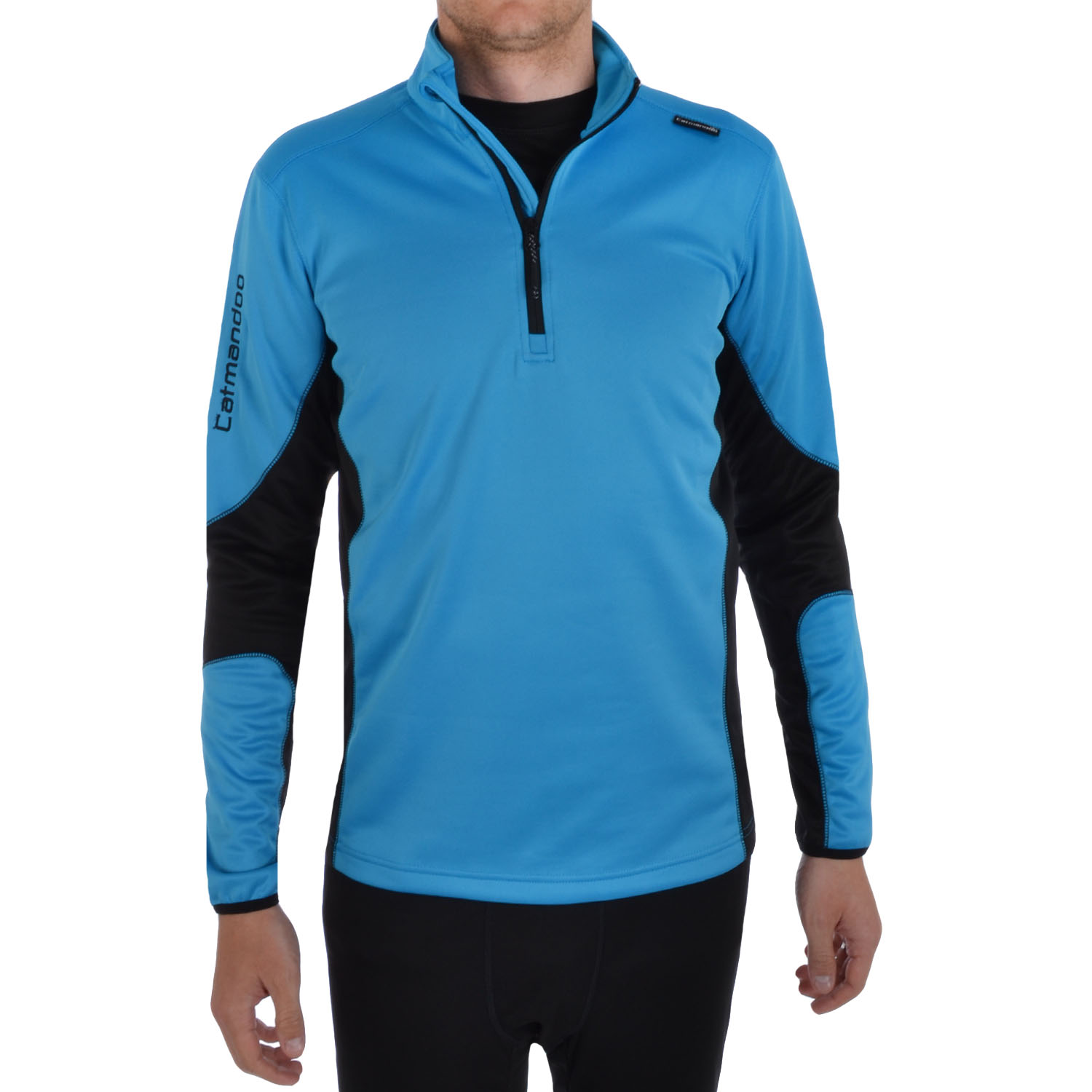 Catmandoo Mens Performance Stretch Thermal Long Sleeve Mid Layer Golf