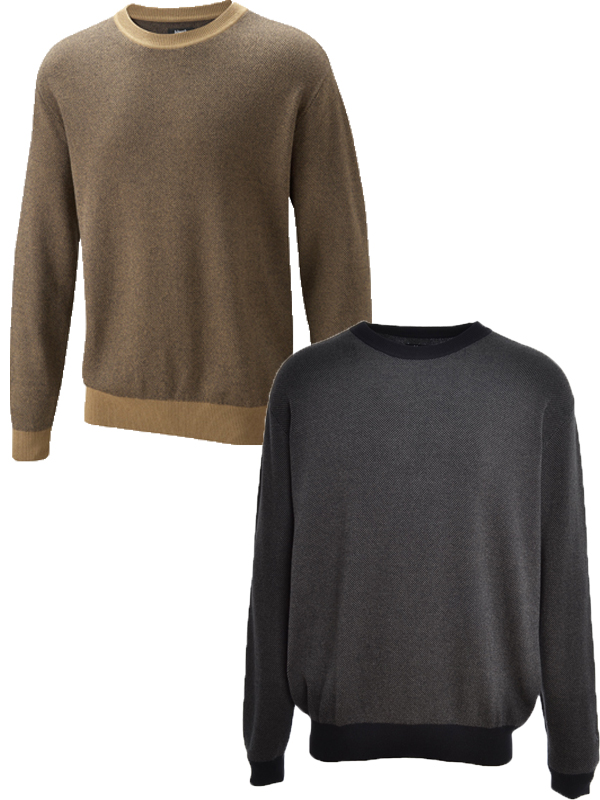 Ashworth Golf Mens Round Crew Neck Jumper Sweater Top Golfing