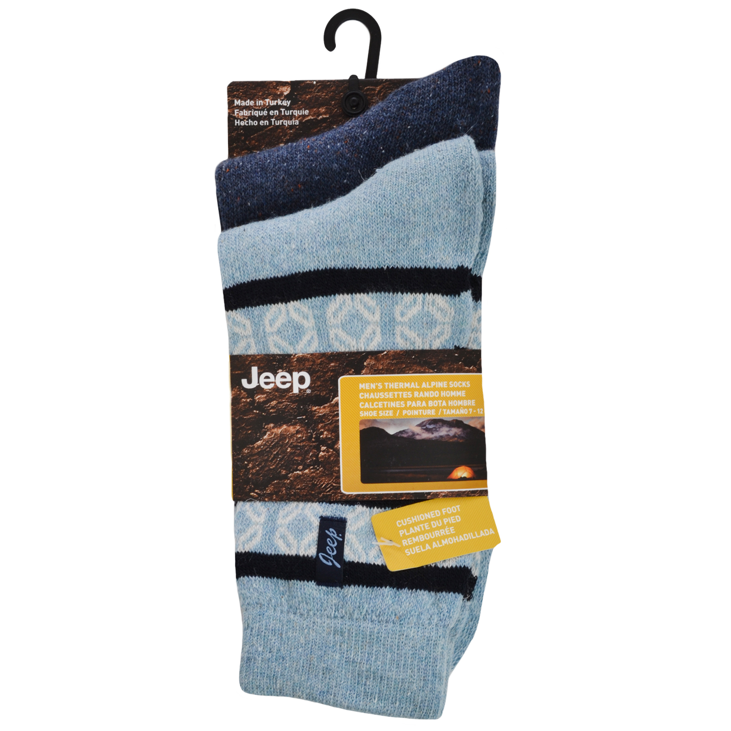 2 Pair Jeep Mens Thermal Thick Wool Winter Walking Boot Socks eBay