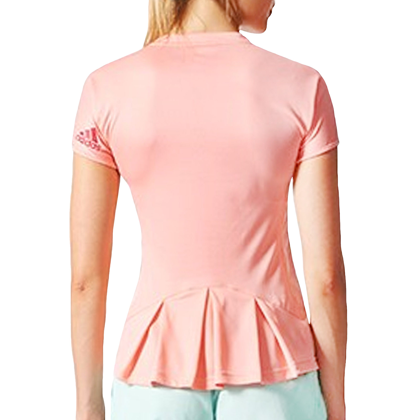 adidas Performance Womens Disrupt Short Sleeve Badminton Sports T-Shirt Tee Top