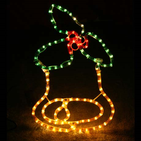 new outdoor xmas bells leaf motif christmas rope light ebay new outdoor xmas bells leaf motif christmas rope light ebay