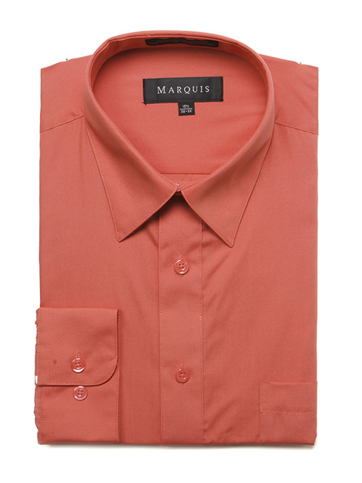 Marquis Men/'s Long Sleeve Regular Fit Dress Shirt