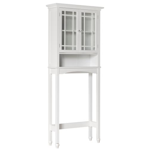 New Neal Bathroom Space Saver Over Toilet Cabinet White