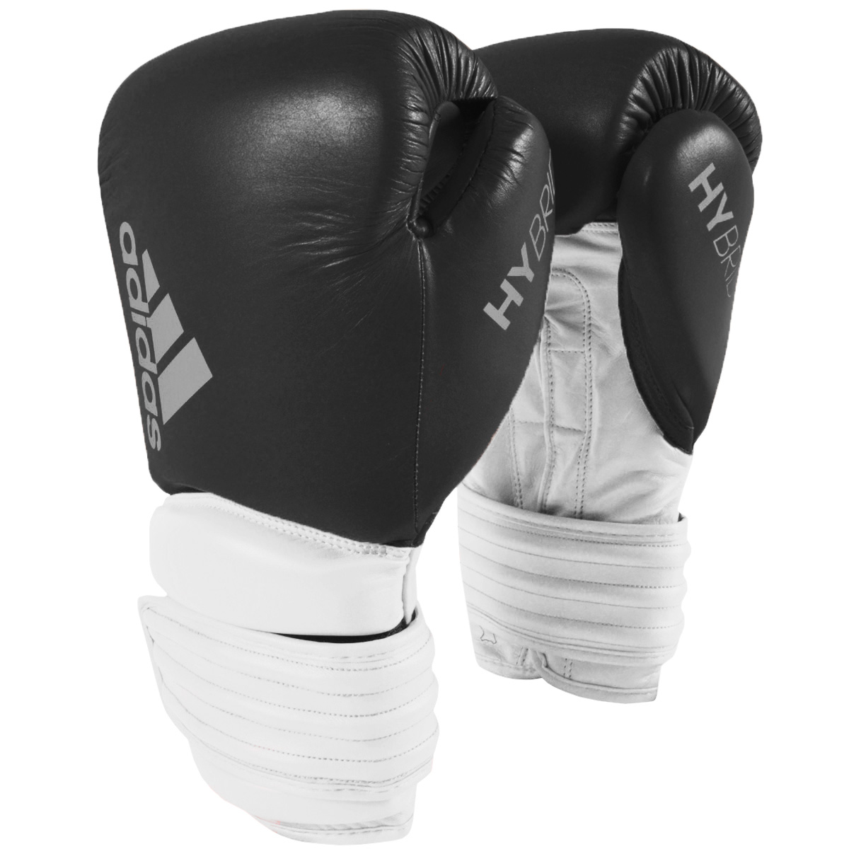 Adidas Hybrid 300 Hook and Loop Leather Training Boxing Gloves eBay
