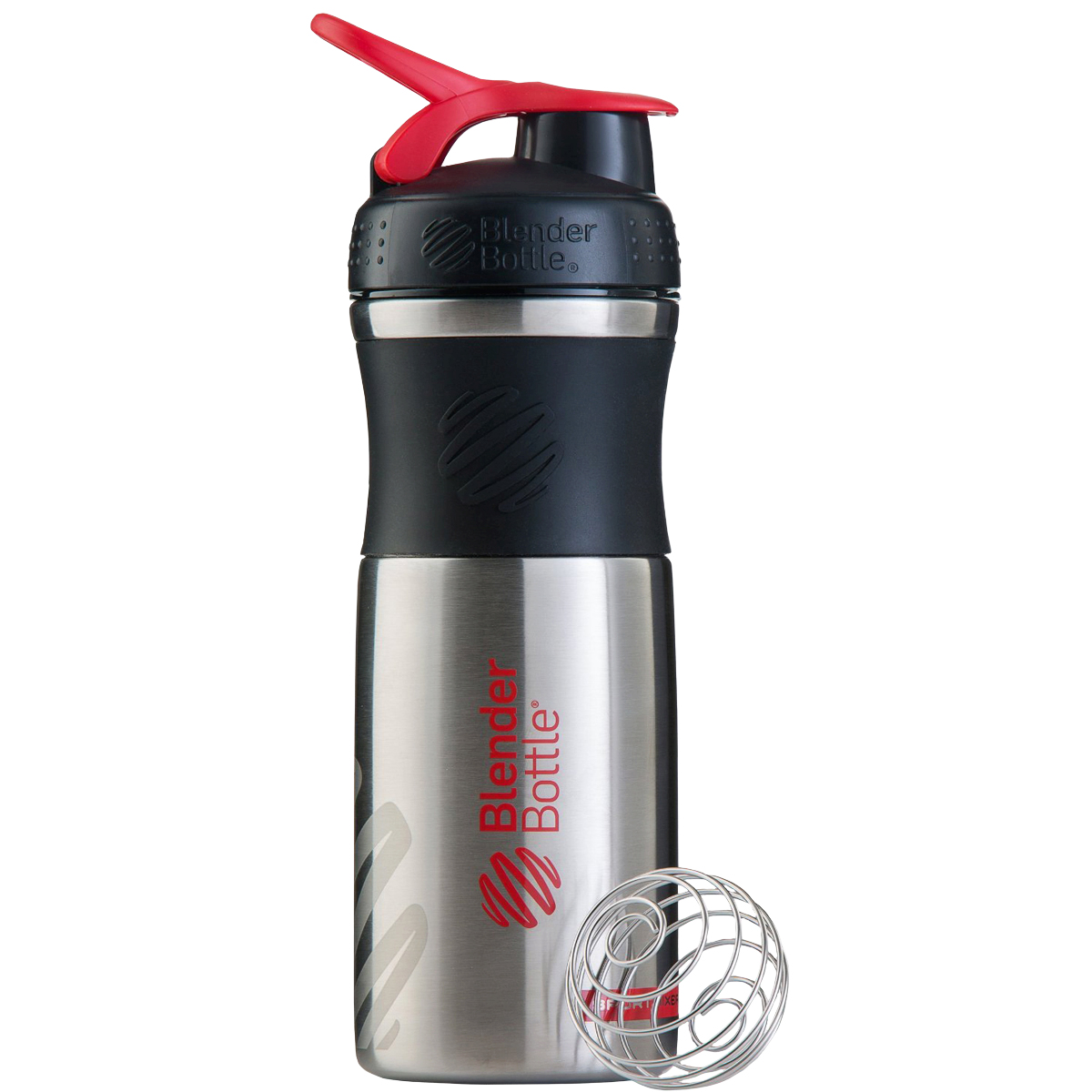 Blender Bottle Stainless Steel SportMixer 28 oz. Tritan Grip Shaker eBay