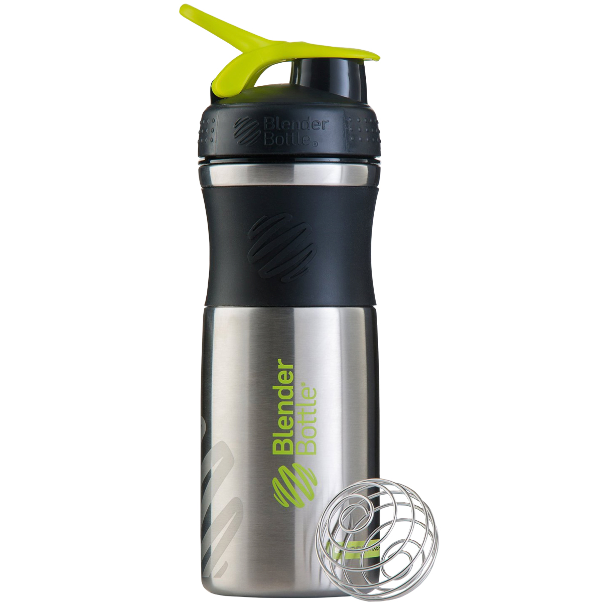Blender Bottle Stainless Steel SportMixer 28 oz. Tritan Grip Shaker eBay