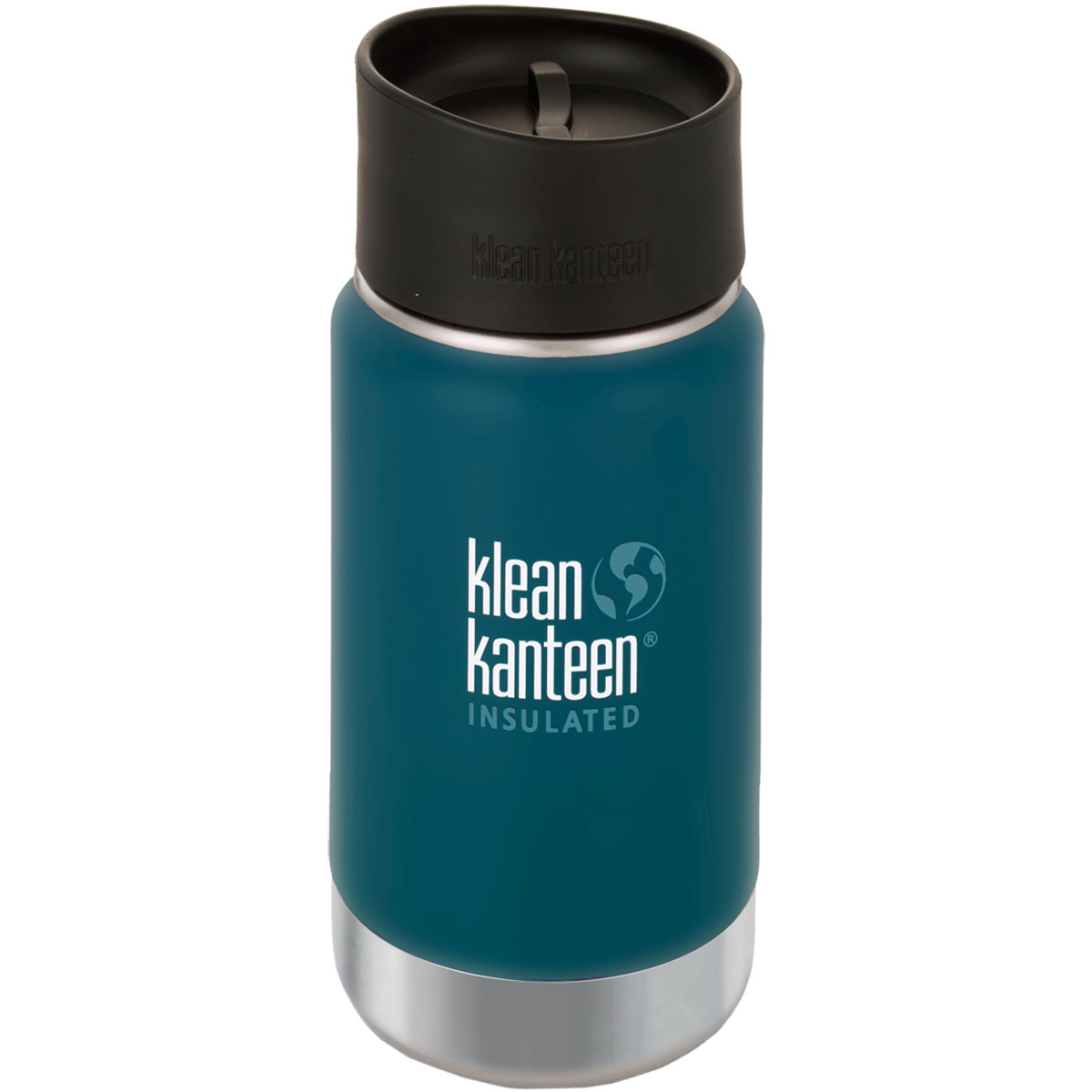 Klean Kanteen Wide Mouth 12 oz. Insulated Bottle with Cafe Cap 2.0 eBay
