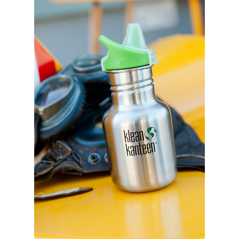 Klean Kanteen Kid Classic 12 oz Single Wall Bottle with Sippy Cap
