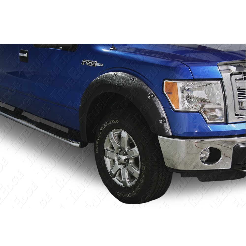 TrueEdge Pocket Style Textured Rivetz Fender Flares for 20092014 Ford