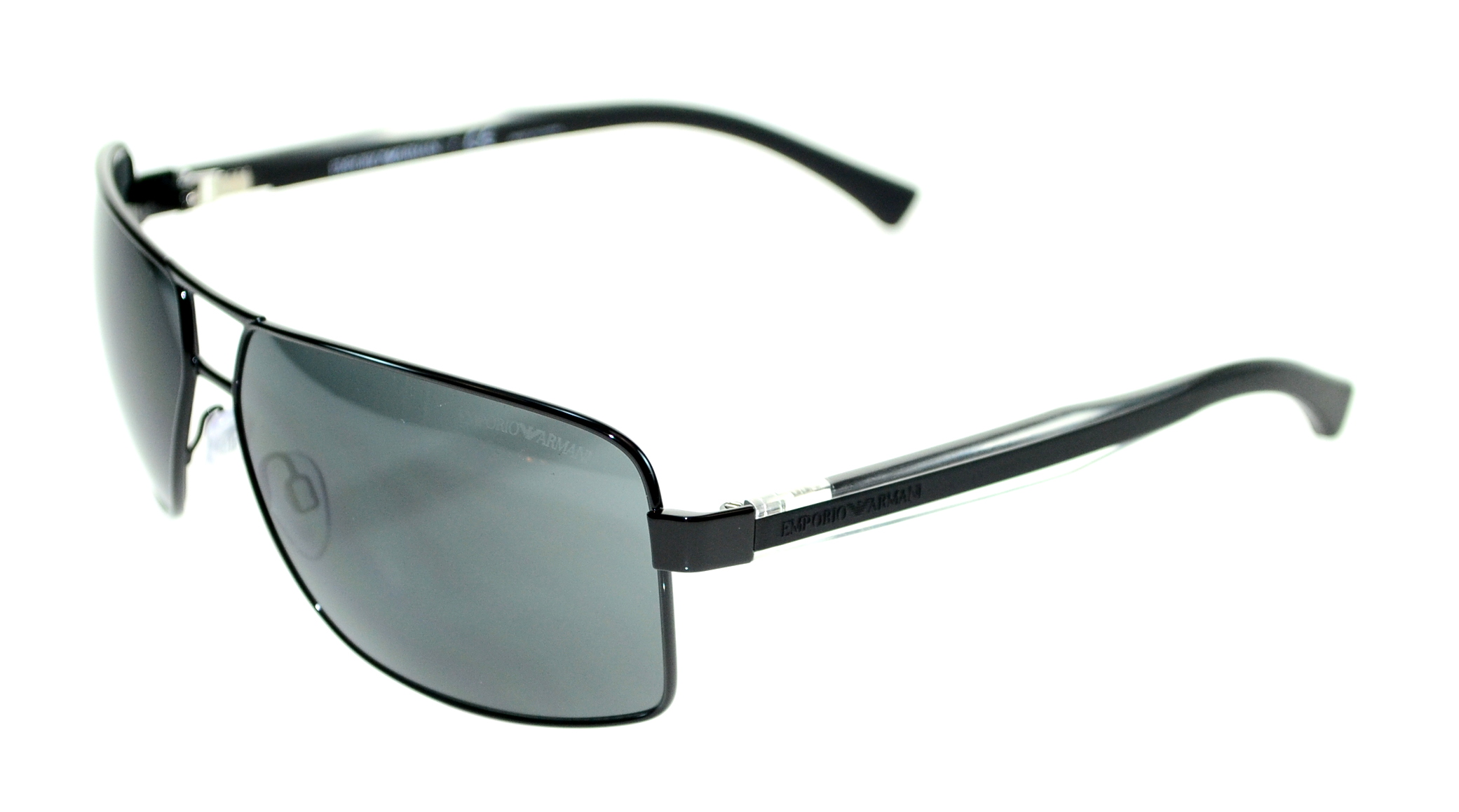 Emporio Armani Mens Sunglasses EA 2001 64 mm Black 301487 eBay