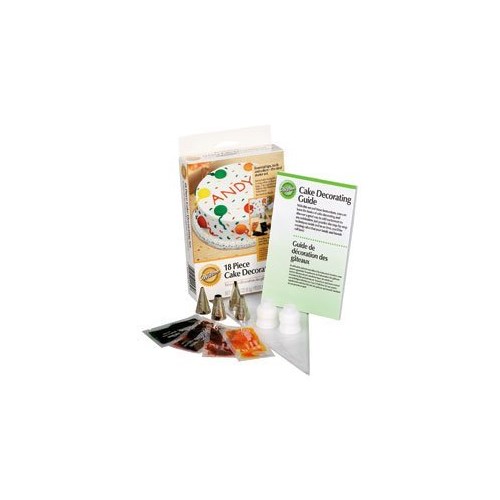 Wilton 18pc Starter Cake Decorating Set, Cake Decorating ...