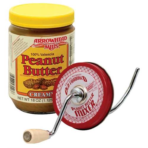 Witmer Company Organic Peanut Butter Hand Mixer Jar Cap Beater Molded Plastic eBay
