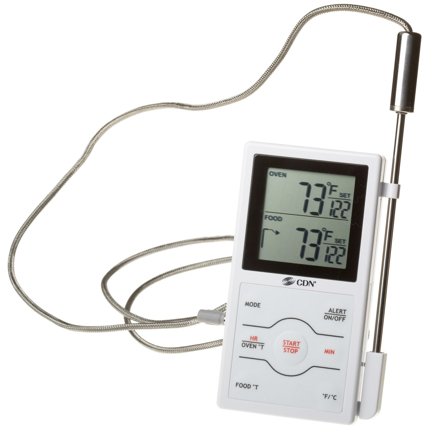 CDN Digital Thermometer Meat Probe Kitchen Cooking Dual Sensing White NEW DSP1 eBay