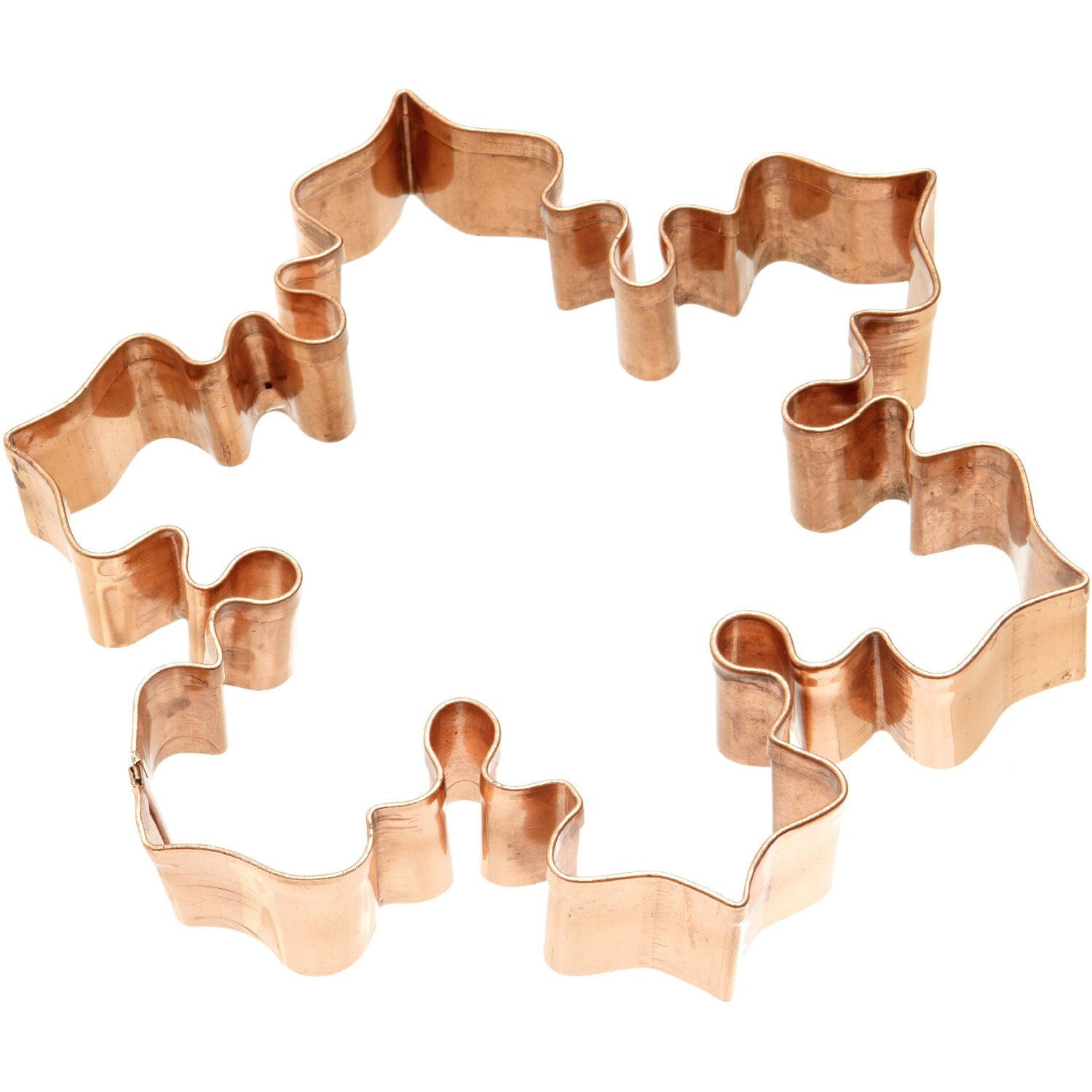 Old River Road Palace Snowflake Shaped Cookie Cutter Biscuit Mold Jello Copper eBay