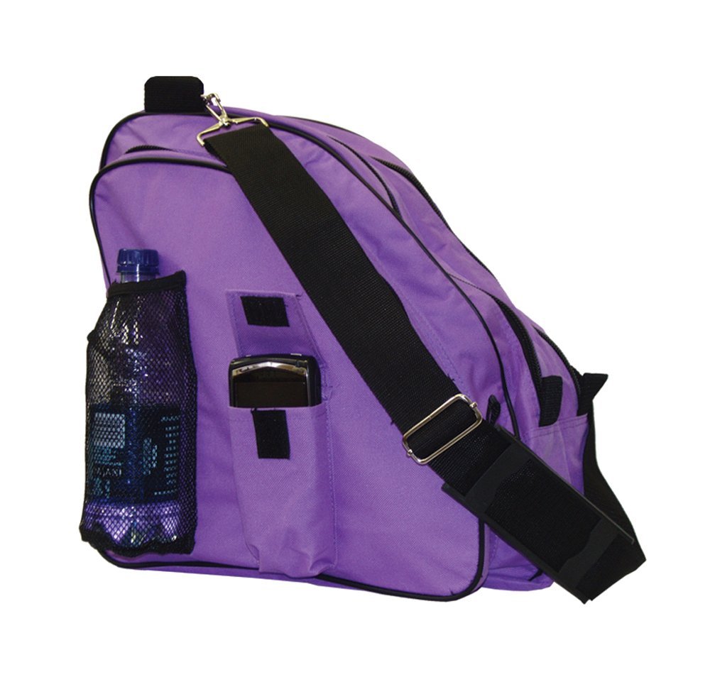 A&R Deluxe Ice Figure Skate Carry Bag Roller Blade In Line Bag Purple6