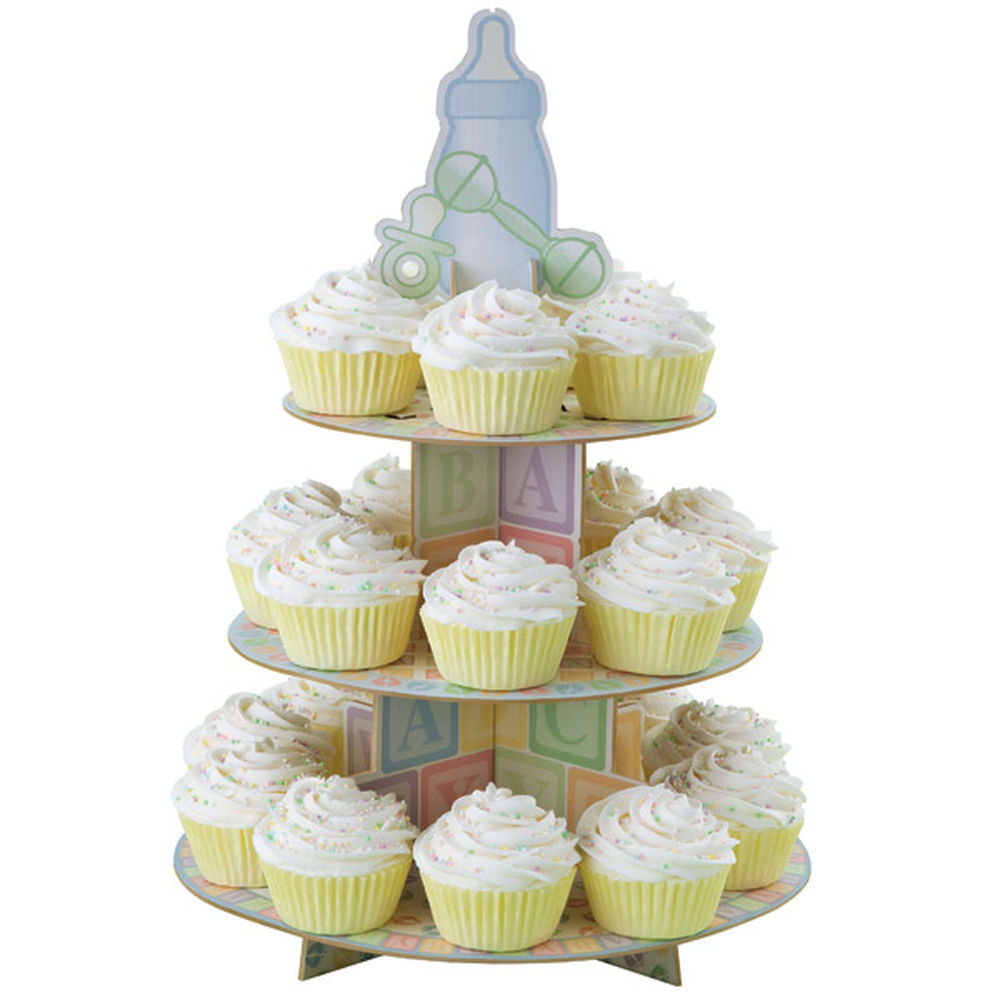 Wilton New 3 Tier Cupcake Stand Disney Baby Shower Theme For 24