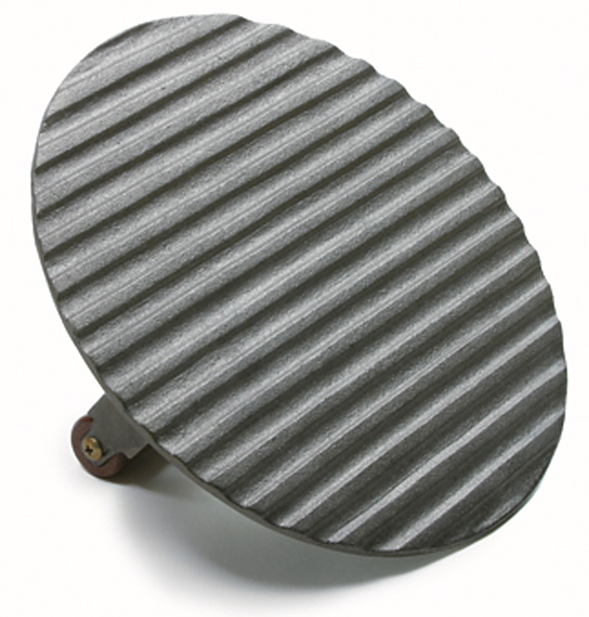 Norpro Cast Iron Round Bacon Press 8.75" w/ Wood Handle Doubles As