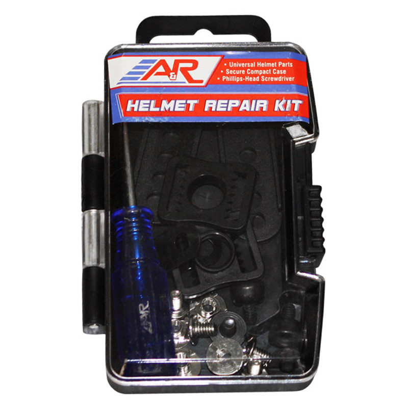 A&R Sports Universal Hockey Helmet Repair Parts Kit w/ Screws Clips