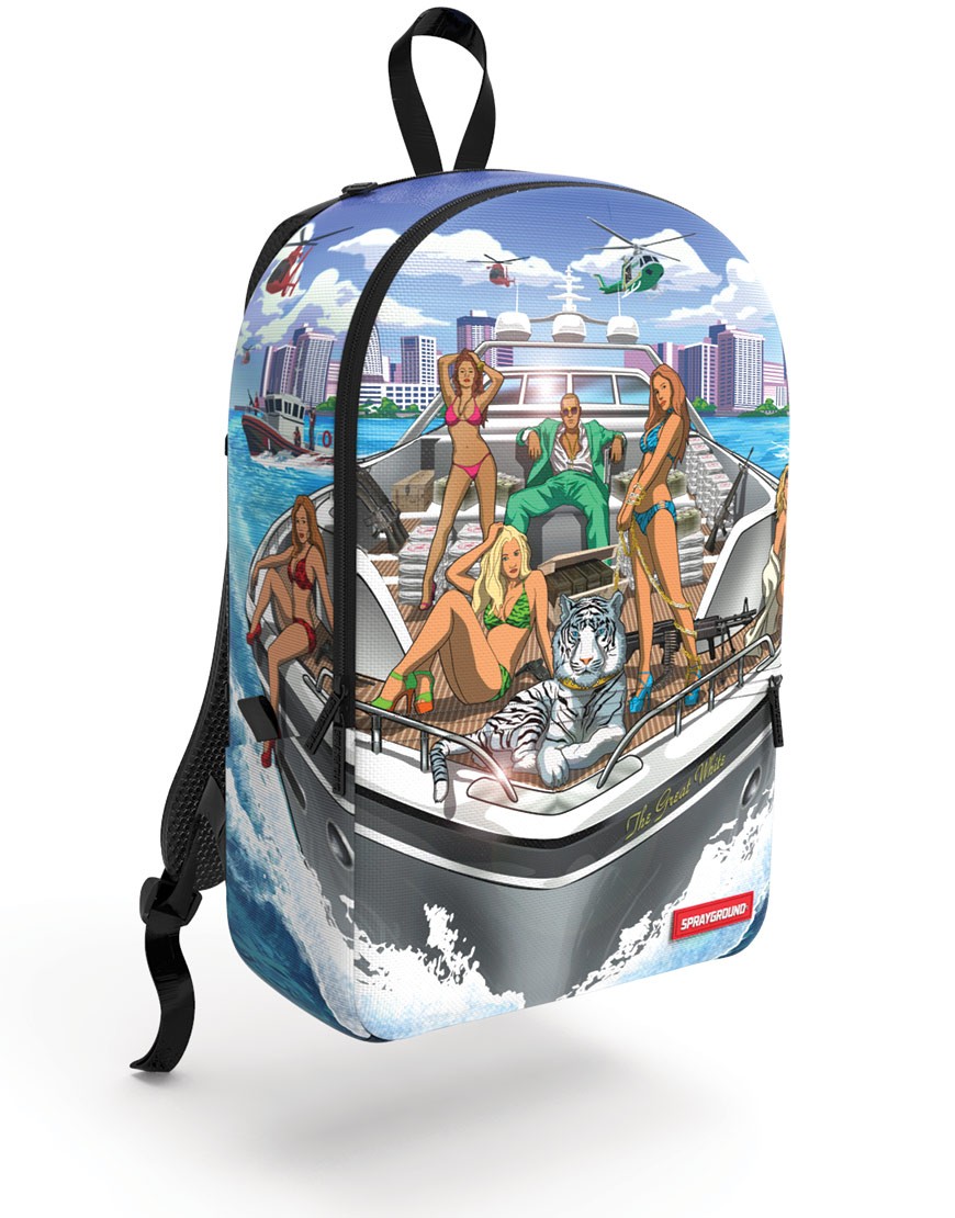 Sprayground 305 Yacht Backpack Boats Bikini Bape Video Game