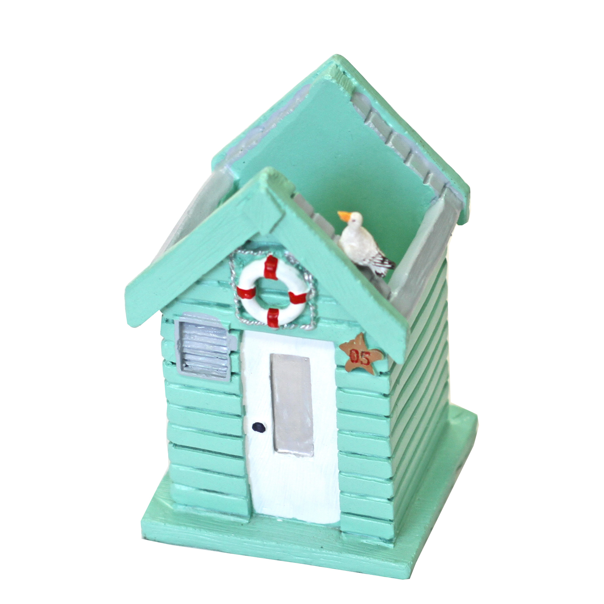 Nautical Seaside Beach Hut Pen / Toothbrush Holder For Bathroom Or