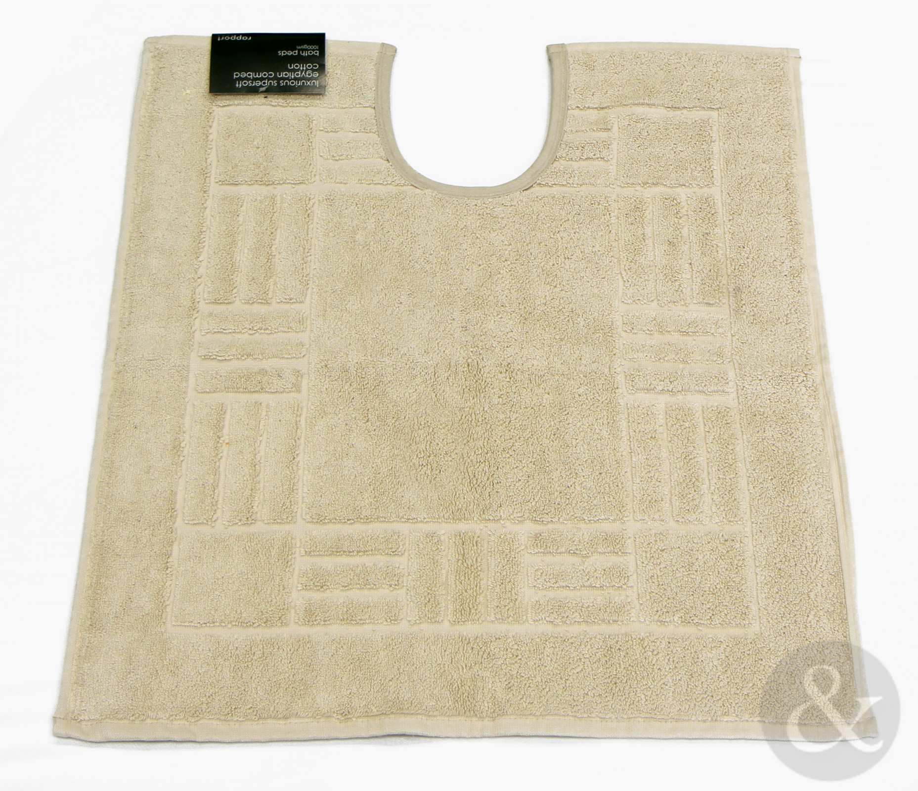 100 Egyptian Cotton Pedestal Mats Super Soft Washable Bath Toilet