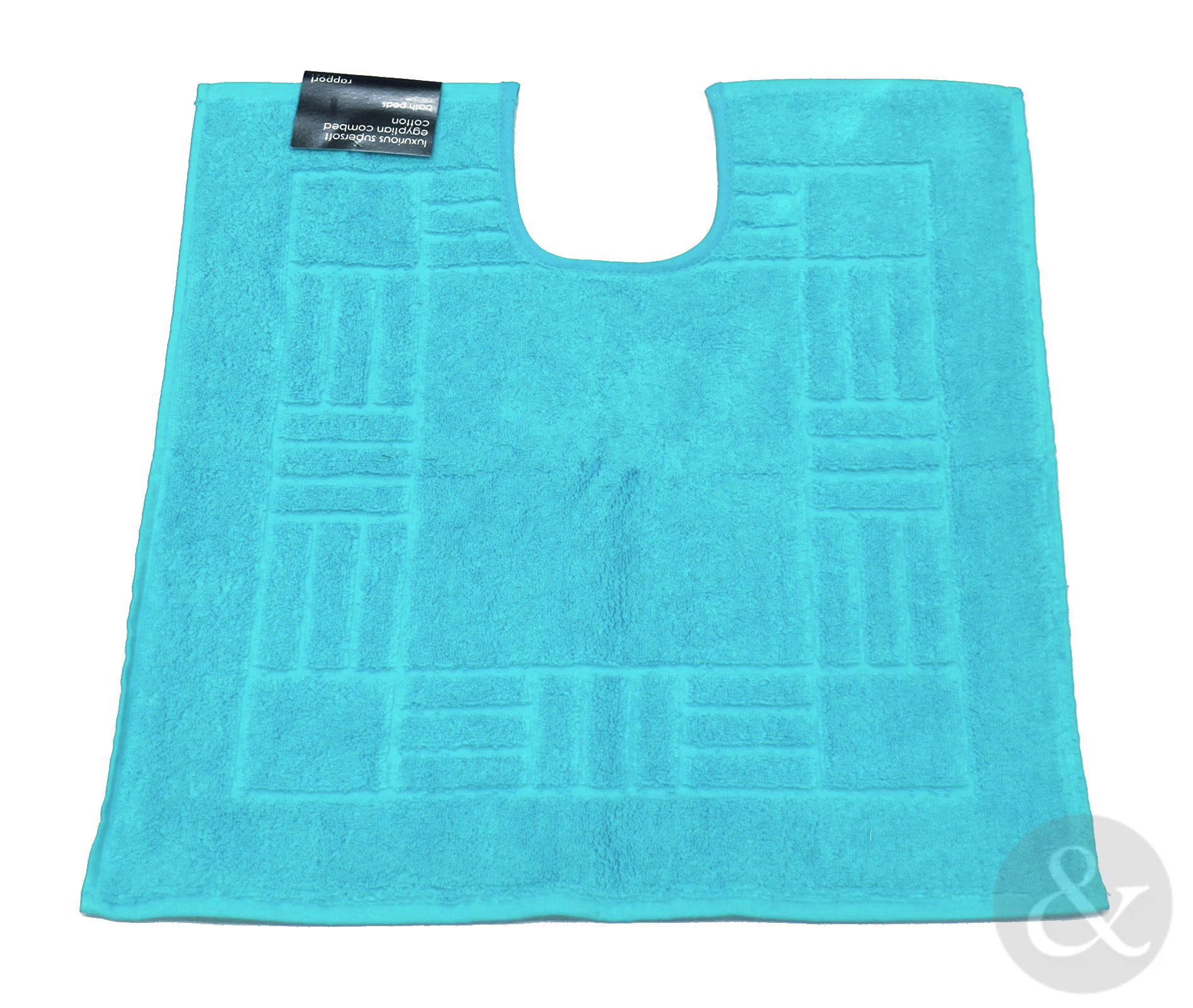 100 Egyptian Cotton Pedestal Mats Super Soft Washable Bath Toilet