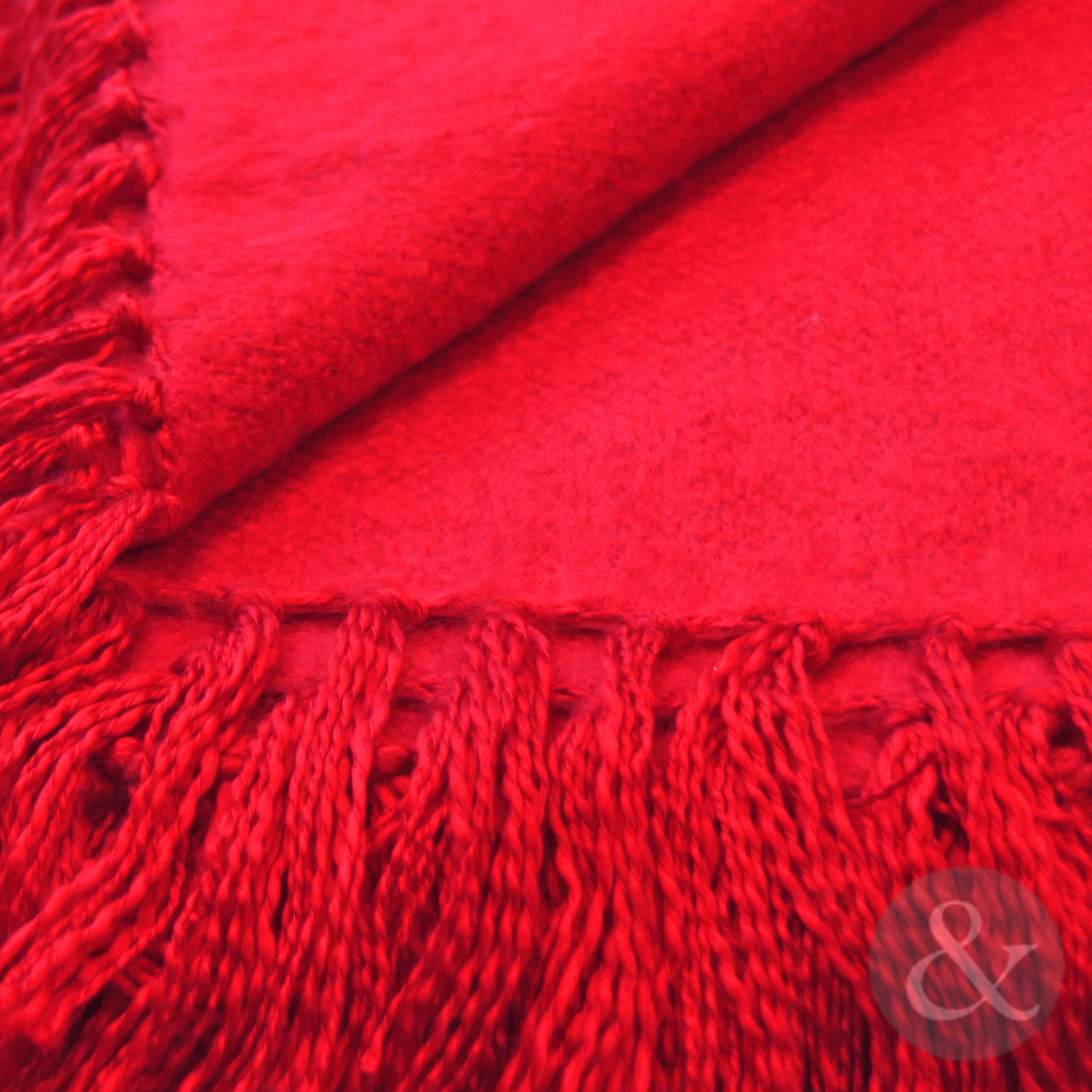 Plain Woven Fringe Throw Soft Acrylic Bed Blanket Sofa Throw Over 127