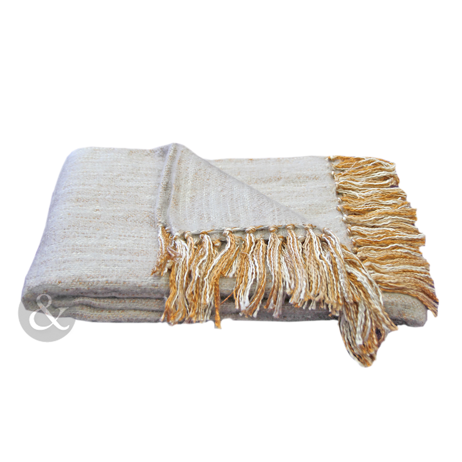 Plain Woven Fringe Throw Soft Acrylic Bed Blanket Sofa Throw Over 127