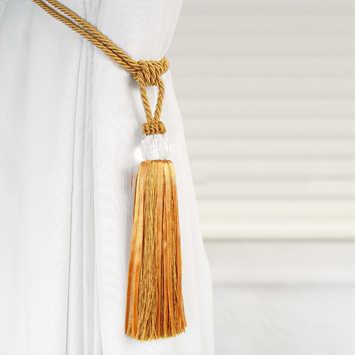 Crystal Beaded Tiebacks Tassel Curtain Tie Backs / Tieback eBay