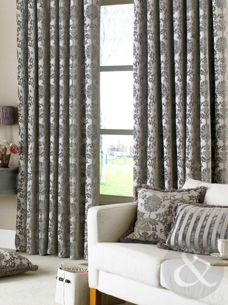 Luxury Vintage Curtains Velvet Heavy Pencil Pleat Lined Ready Made