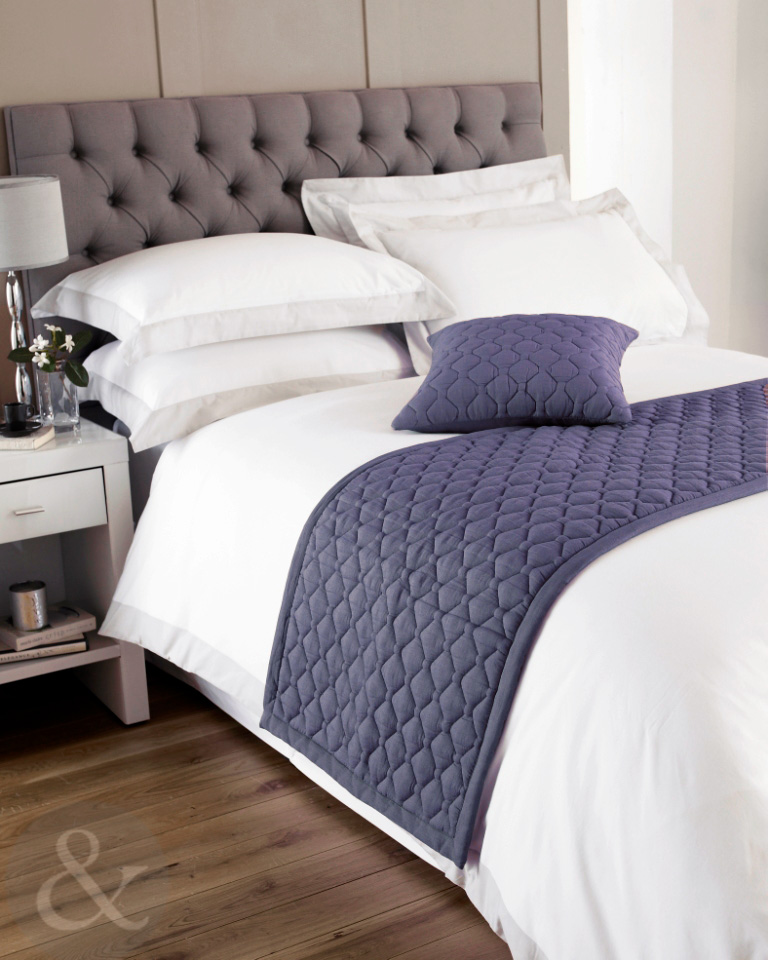 100 Cotton Bed Runner Thick & Quilted Bed Runner