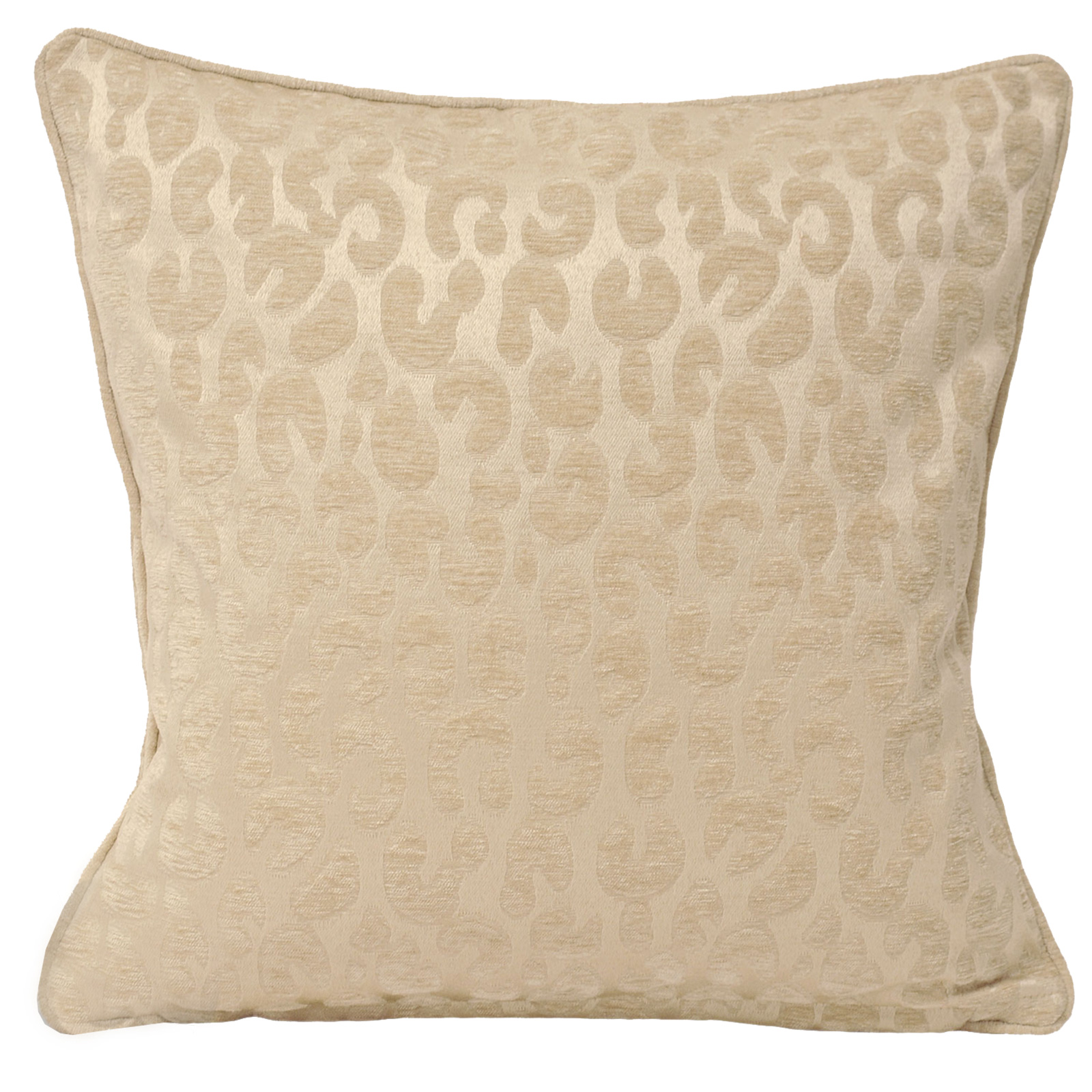 Leopard Animal Print Cushion Cover In Chenille & Piped Edge eBay