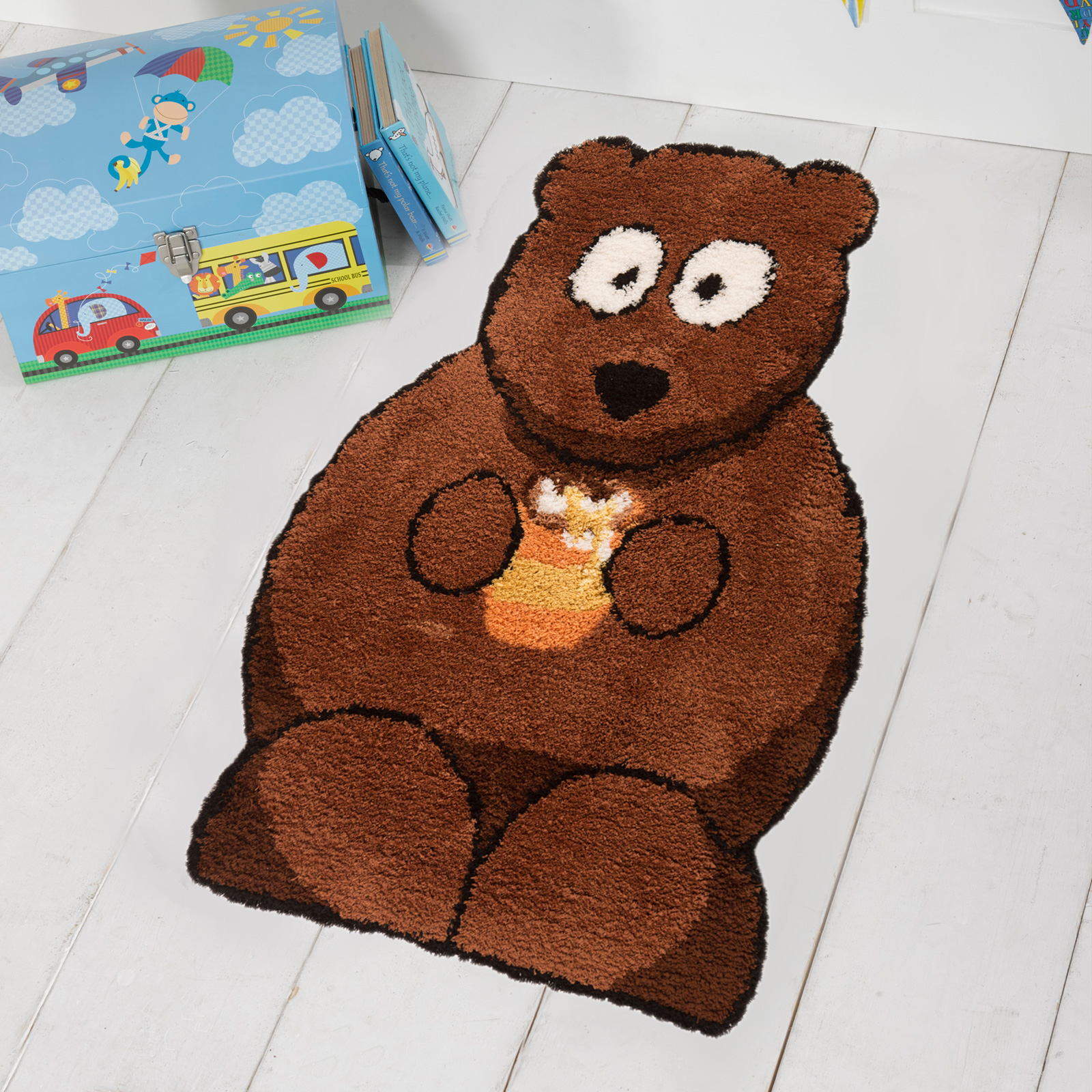 Childrens Cute & Soft Plush Animal Nursery Rug For Kid’s Bedroom