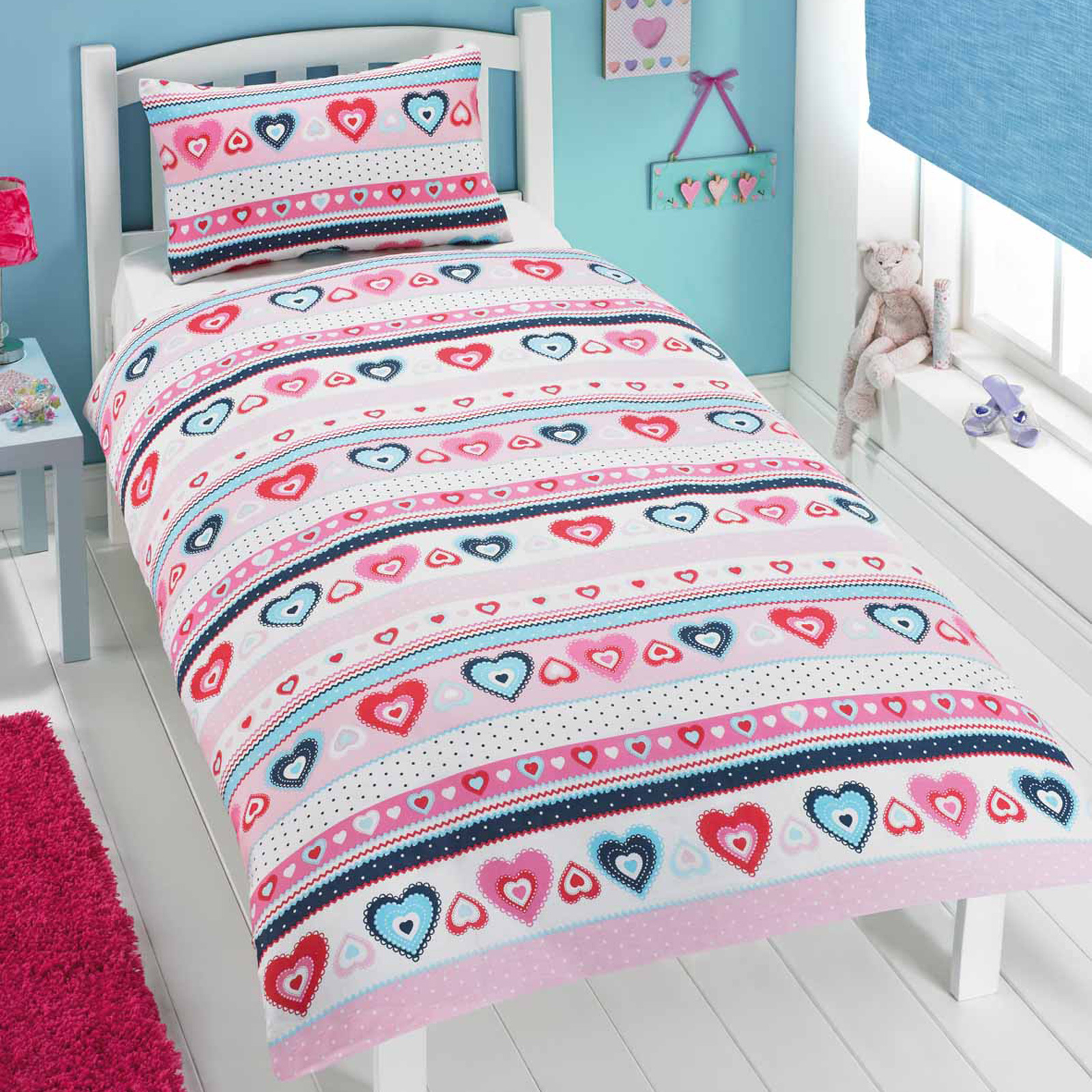 Quirky & Fun Kids Bedding Duvet Cover with Playful Colourful Pattern eBay