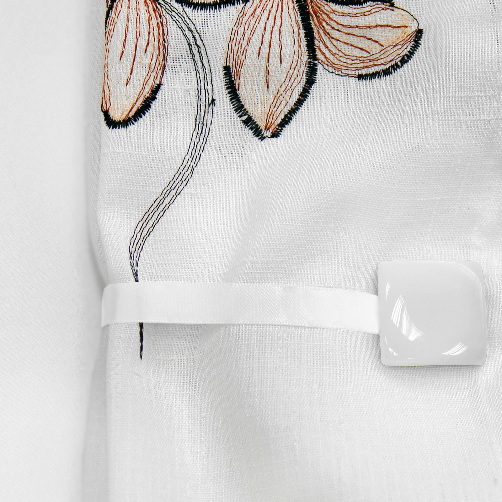 Curtain Tie Back Square Holdback for Voile Nets & Curtains