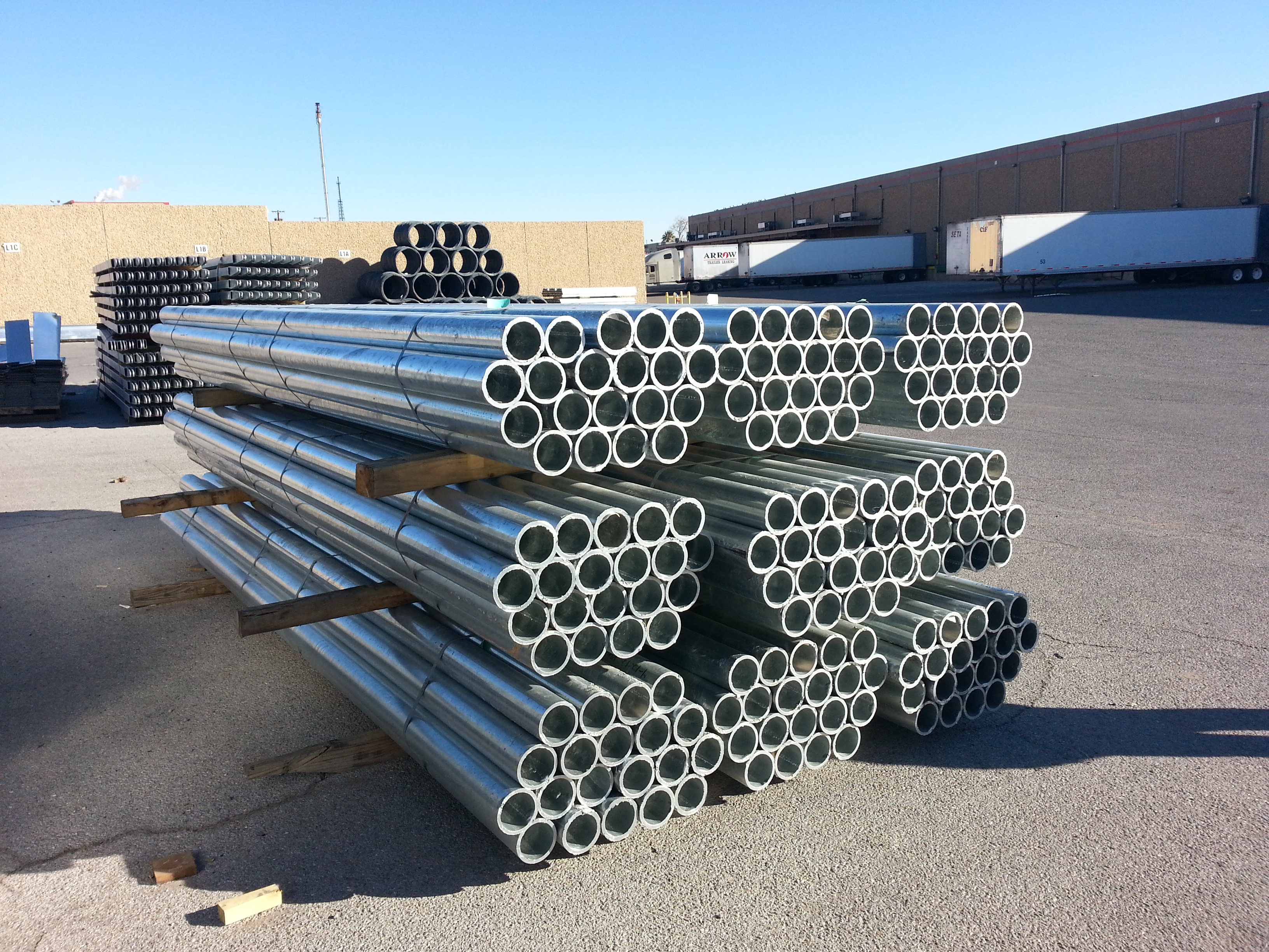 Bundle of 20 Galvanized Round Pipe (Structural Steel) 18Ft eBay