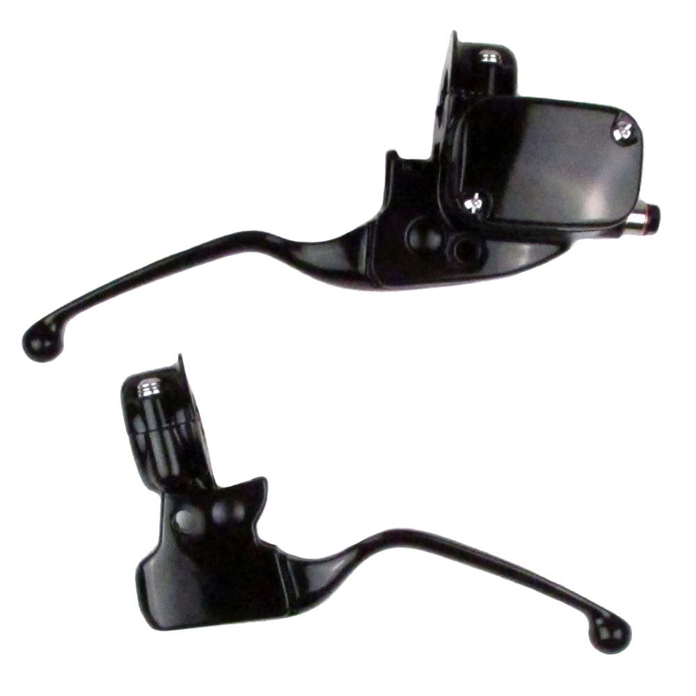 Gloss Black Handlebar Controls 19962013 Harley Dyna, Softail XL w
