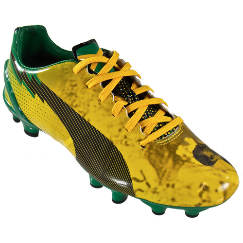 Puma evoSPEED 3 CM Womens FG Soccer Shoes Cleats Spectra Yellow/Black