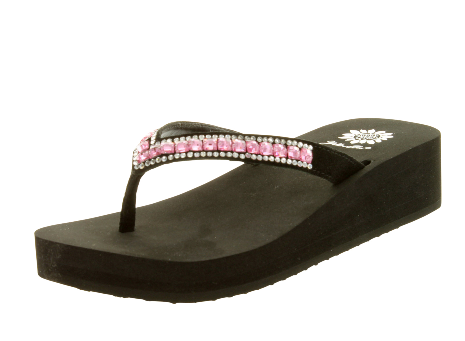 yellow box flip flops