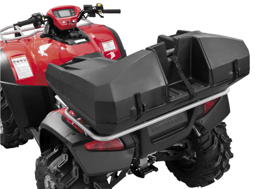 QuadBoss ATV Black Cargo Storage Box Weekender Trunk 658482 eBay