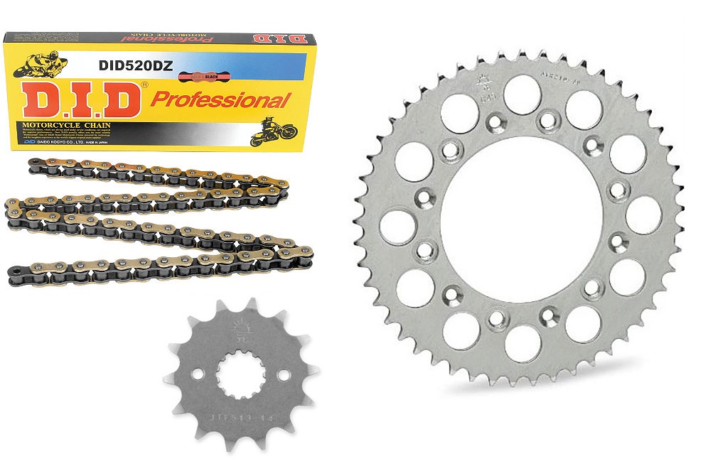 D.I.D DZ Gold Chain JT Sprocket Kit For Kawasaki KLR 650 B 9091 15t/43t eBay